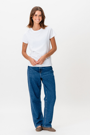 Basic T -Shirt - Weiß