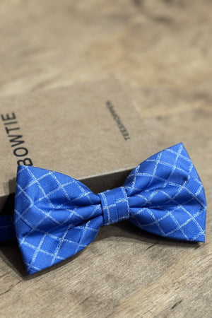 Bowtie - Kariert Blau