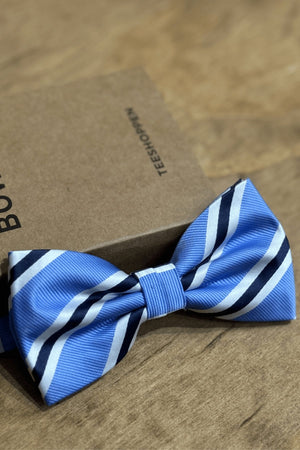 Bowtie - Hellblau/Schwarz/Weiß