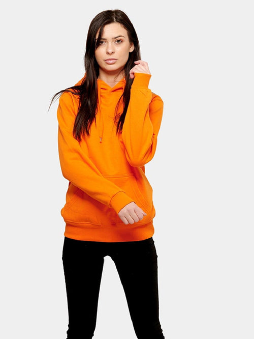 Boyfriend Hoodie - Orange - TeeShoppen Group™ - Shirt - TeeShoppen