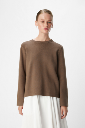 Reynard O -Neck Pullover - Morchel