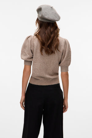 Doffy Pullover mit O-Ausschnitt – Moon Rock Melange