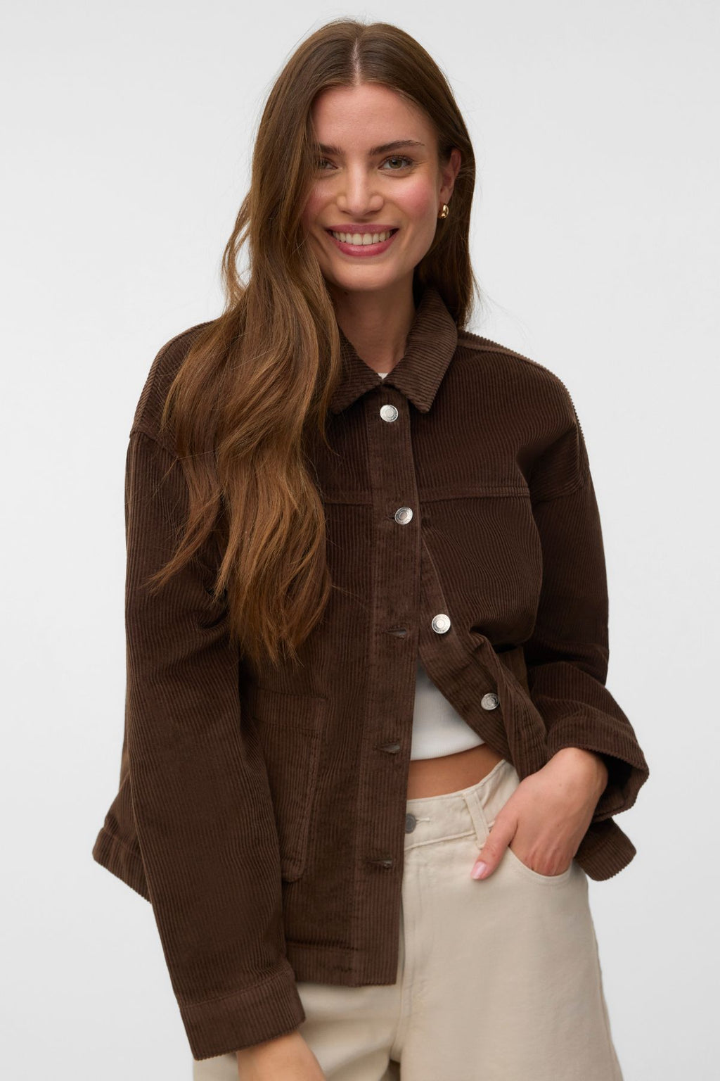 Jamie Cordjacket – Chocolate Chip