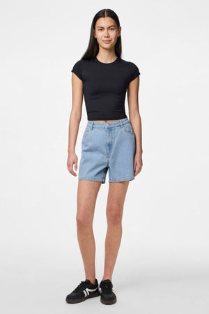 Abbi Shorts - Hellblauer Denim