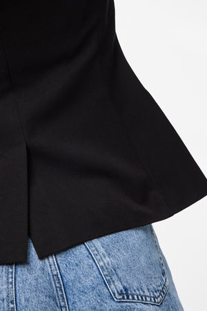 Kamil Taillierter Blazer - Schwarz