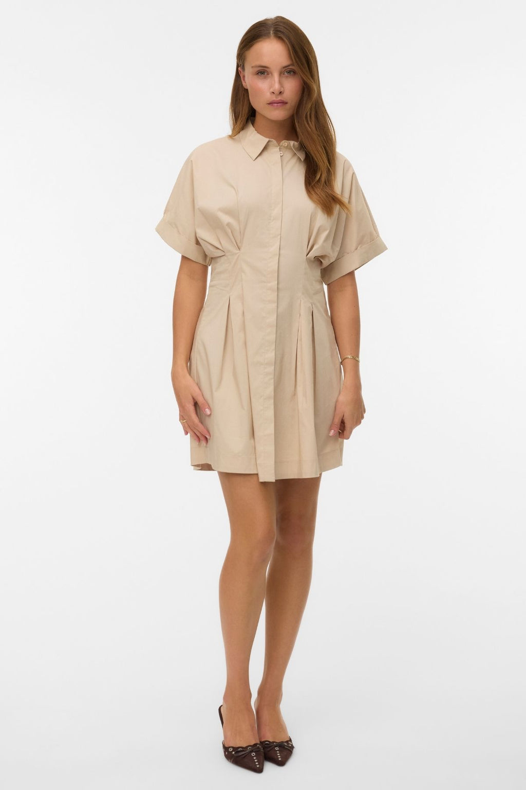 Kurzes Kleid von Friba – Zement