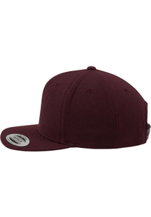 Klassisches Snapback - Kastanienbraun/Maroon