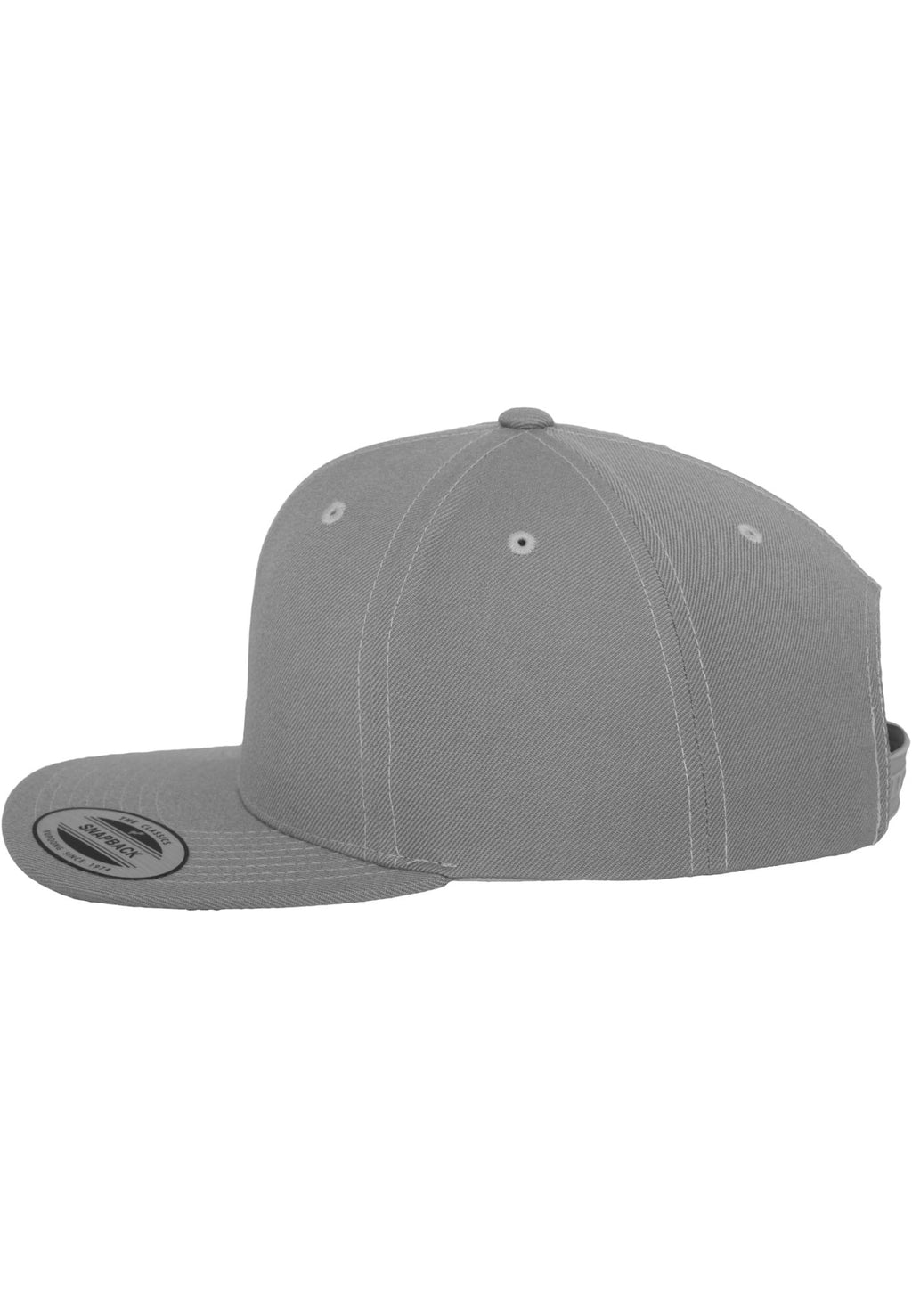 Klassisches Snapback - Silber