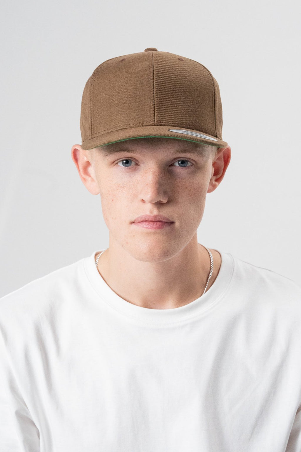 Klassischer Snapback - Tan