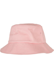 Bucket Hat aus Baumwoll-Twill - Hellrosa