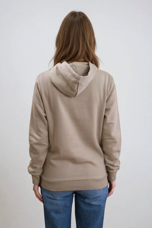 Freund Schweiß Hoodie - dunkles Beige