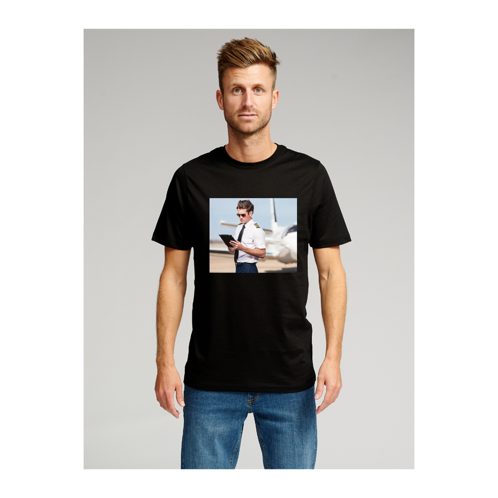 Bio -Basis -T -Shirt - Schwarz