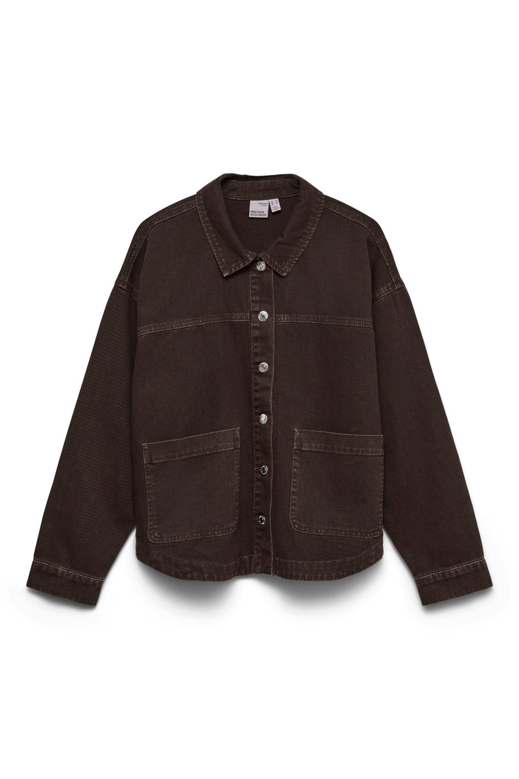 Jamie Denim Shacket – Chocolate Tort-Washed