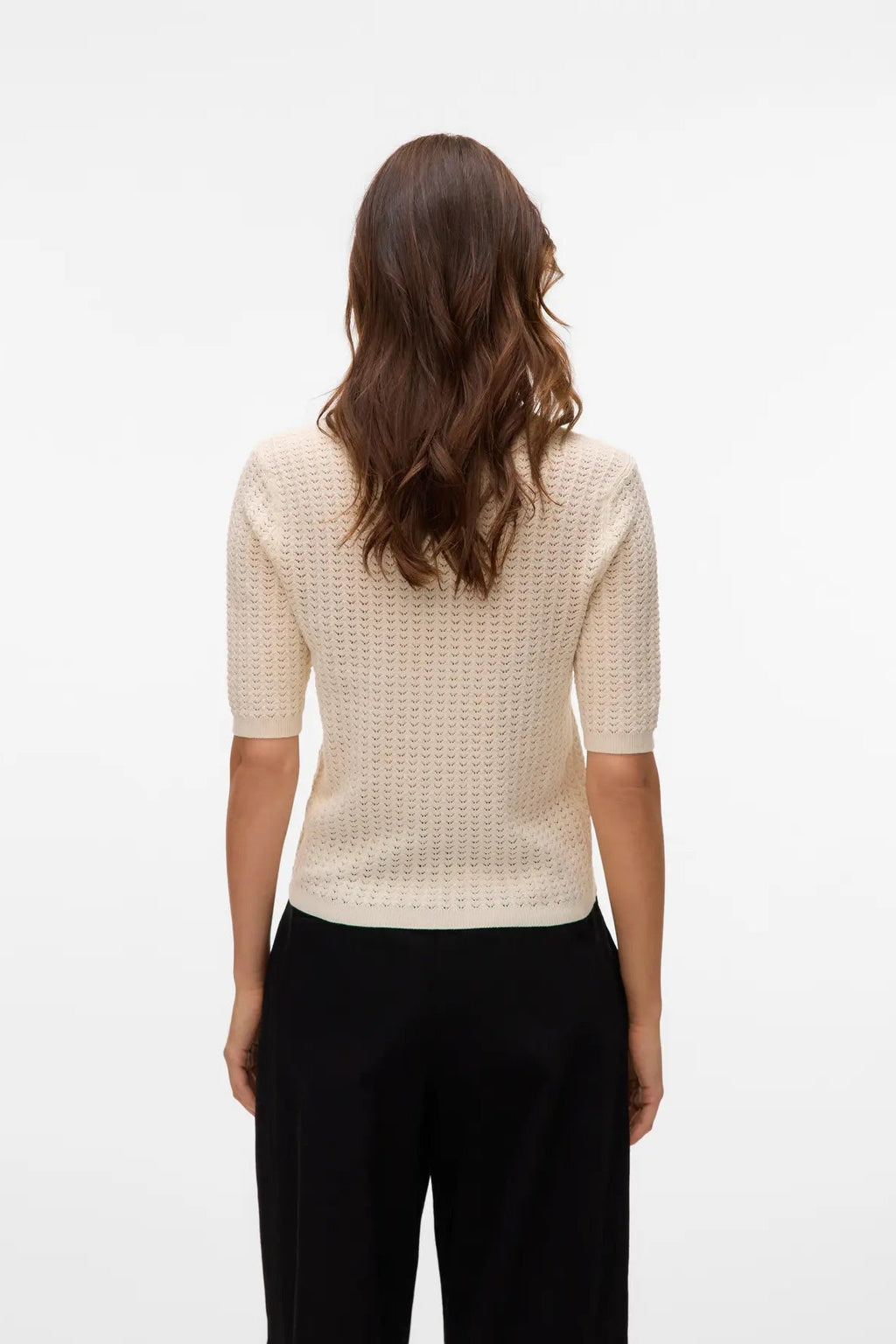 Panama 2/4-Strickjacke – Birke