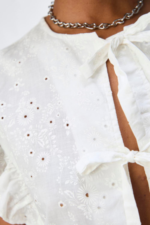 Cilie Top - Cloud Dancer