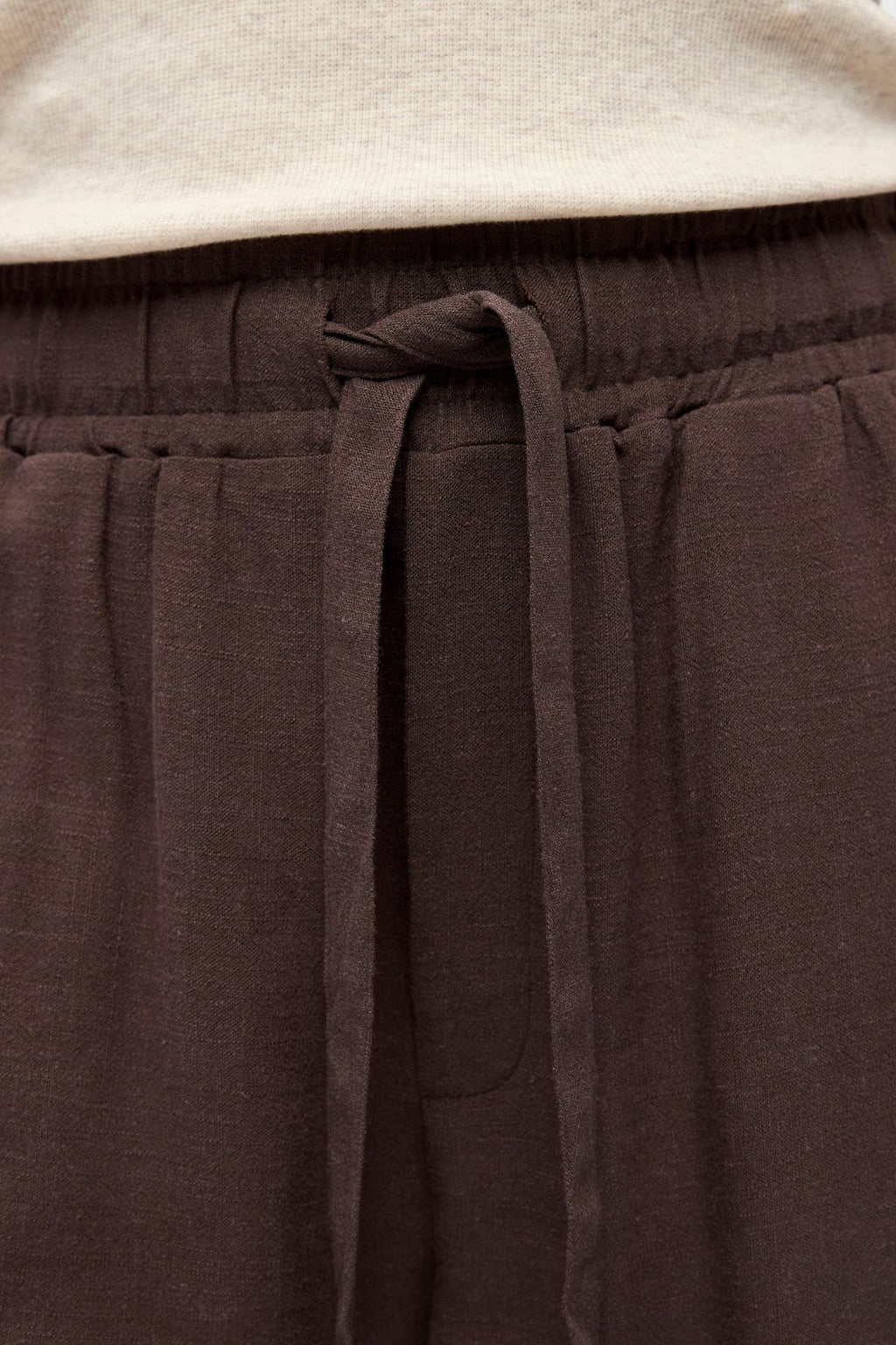 Sanne Wide Shorts - Siegel Brown
