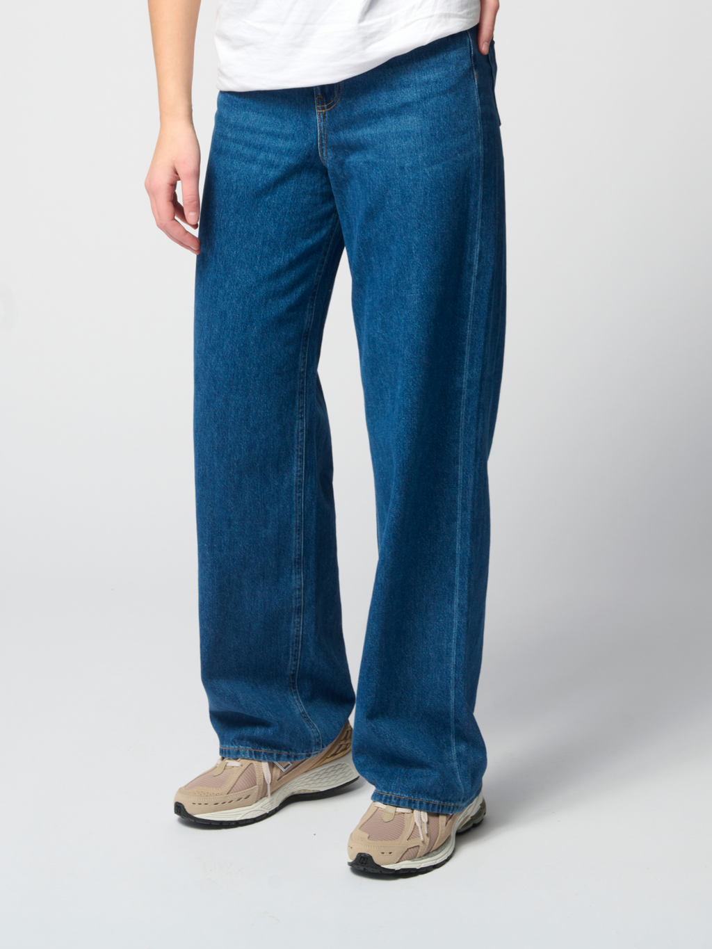 The Original Performance Breite Jeans - mittelblauer Denim