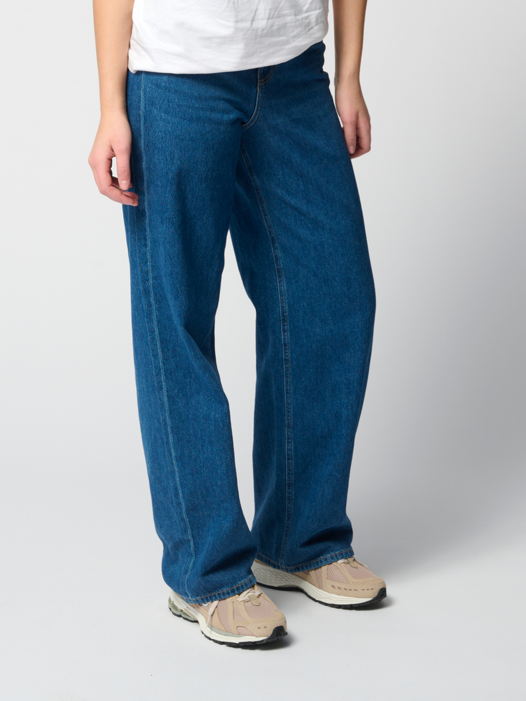 The Original Performance Breite Jeans - mittelblauer Denim