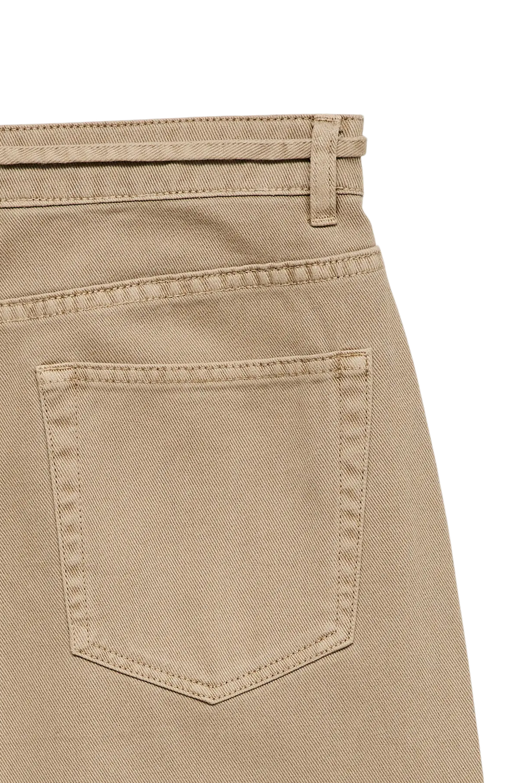 Jeans mit breitem Gürtel von Wien – Silberner Nerz