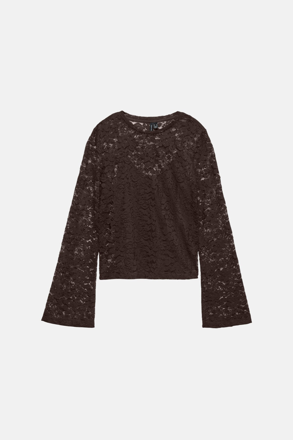 Kanya O -Neck Short Top - Schokoladen Torte