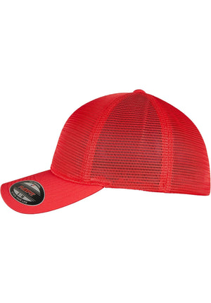 Flexfit 360 OmniMesh Cap - Rot