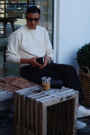 Schwere Crewneck - Beige