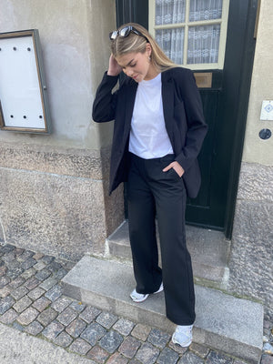 Lisa breite Hose - schwarz