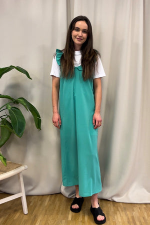 Zora Midi Kleid - Marinegrün