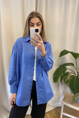 Corina Loose Shirt - Marineblau