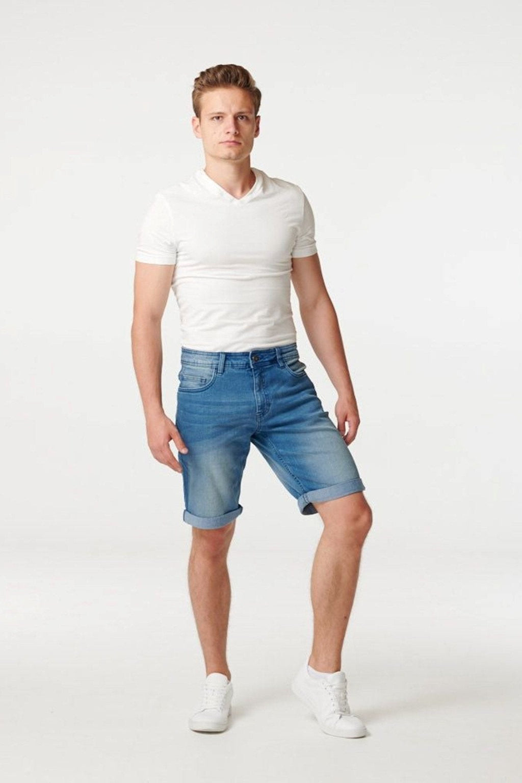 Denim Shorts - Blau