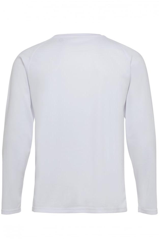 Longsleeve Training T -Shirt - Weiß