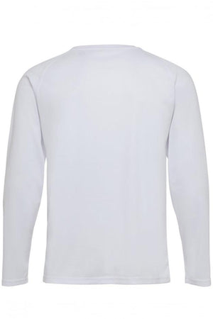 Longsleeve Training T -Shirt - Weiß