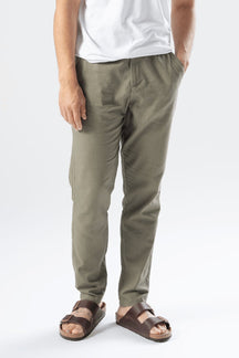 Leinen Pants - Armee