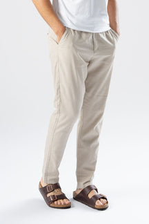 Leinen Pants - Sand