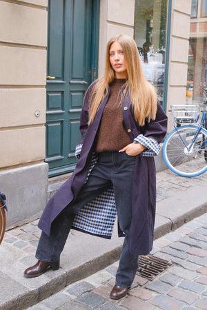 Livia Trenchcoat – Marineblau