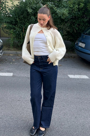 The Original Performance Lose Jeans - dunkelblauer Denim