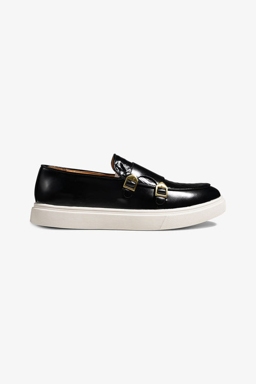 Loafers Leather Snaffle - Black - TeeShoppen Group™