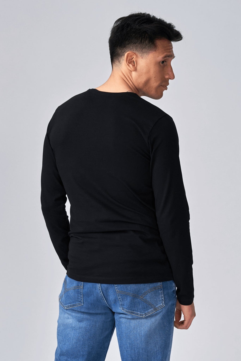 Long-sleeved Muscle T-shirt - Black