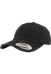 Low Profile Destroyed Cap - Schwarz