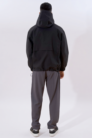 Asher kurze Jacke - Schwarz