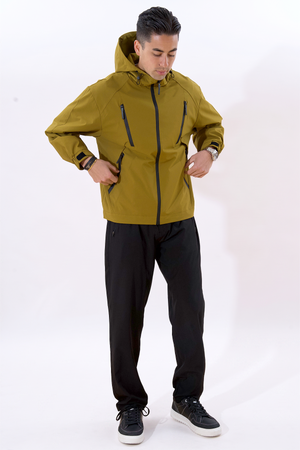 Kurze Asher-Jacke – Gelb