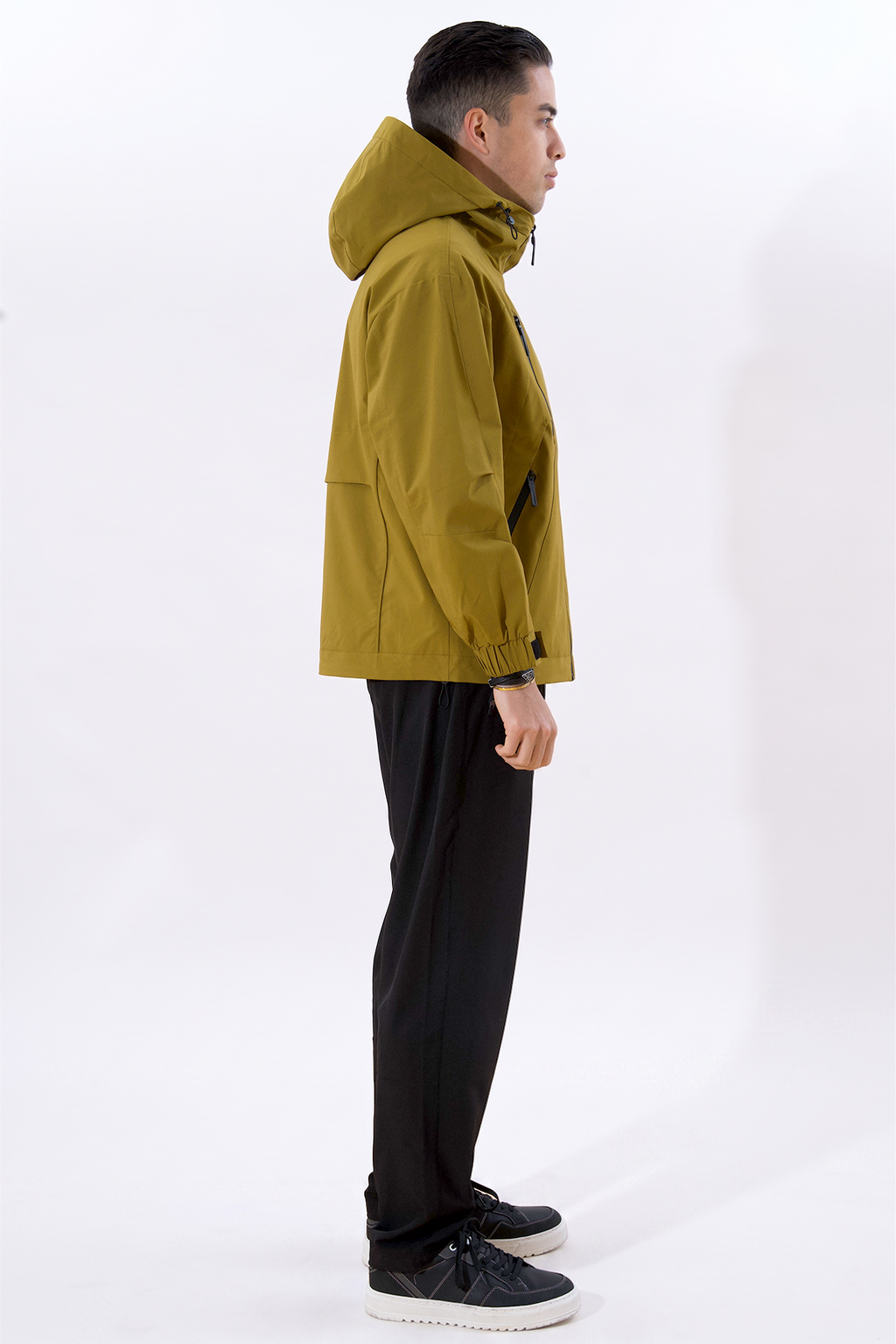 Kurze Asher-Jacke – Gelb