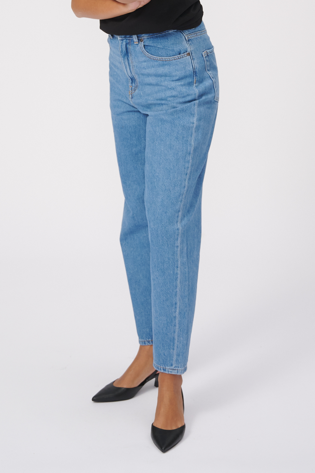 The Original Performance Mama Jeans - hellblauer Denim