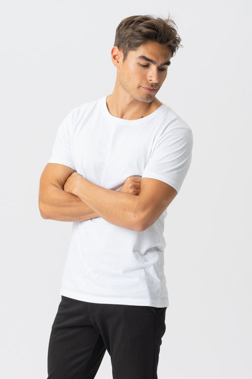 Muscle T-shirt - White - TeeShoppen Group™