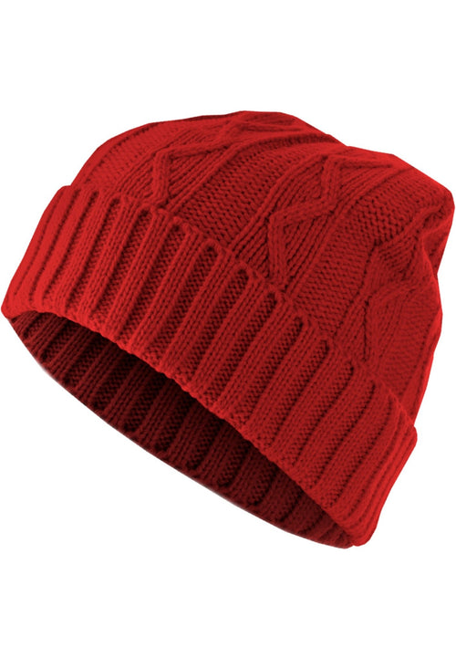 Next Beanie Cable Flap - Red - TeeShoppen Group™ - TeeShoppen