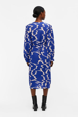 Vanja Wrap Kjole - Clematis Blau