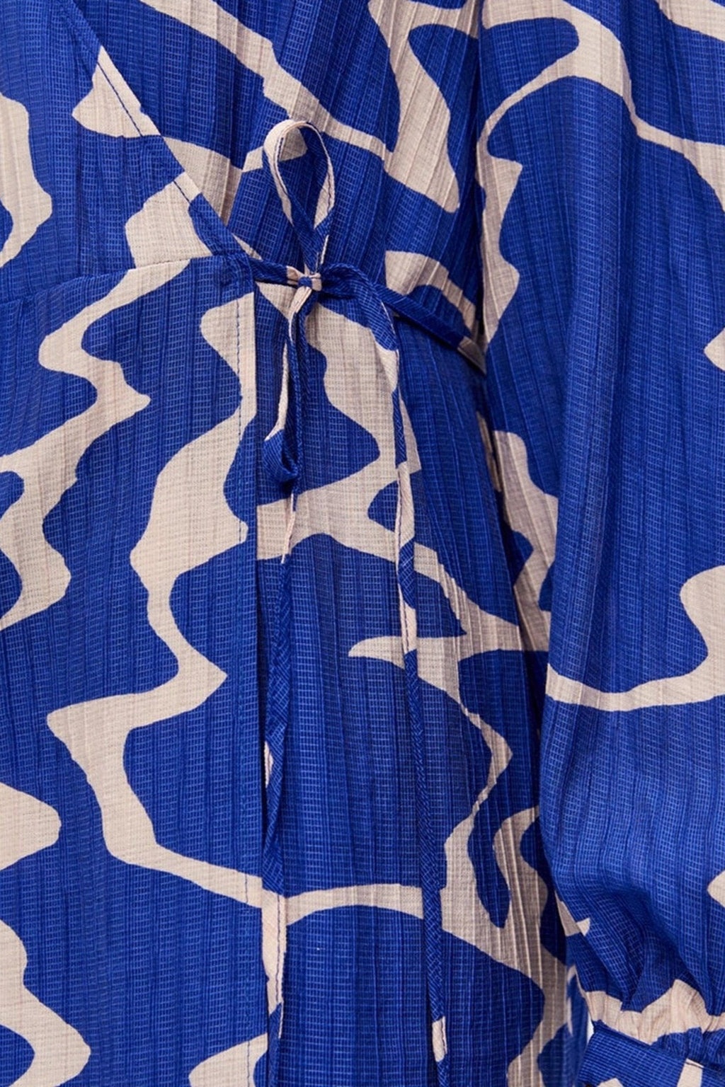 Vanja Wrap Kjole - Clematis Blau