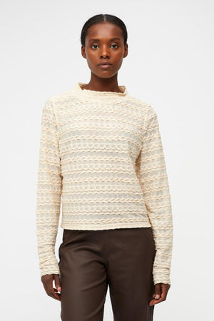 Runa Langærmet Bluse - Sandschale