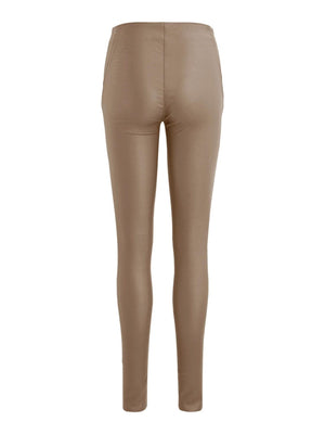 Belle beschichtete Leggings - Beige