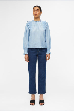 Petri Langærmet Top - Gelassenheit